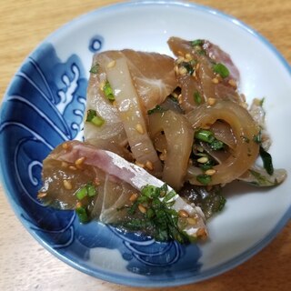 鯛とイカの漬け